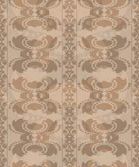Vector seamless classic pattern in vintage style. Elegant element for your design