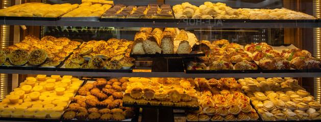 Sweets and candies in the shops of Lisbon< portugal