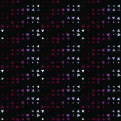 Obraz premium Abstract seamless pattern background with multi-colored varied triangles.