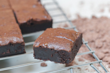 brownies on plate