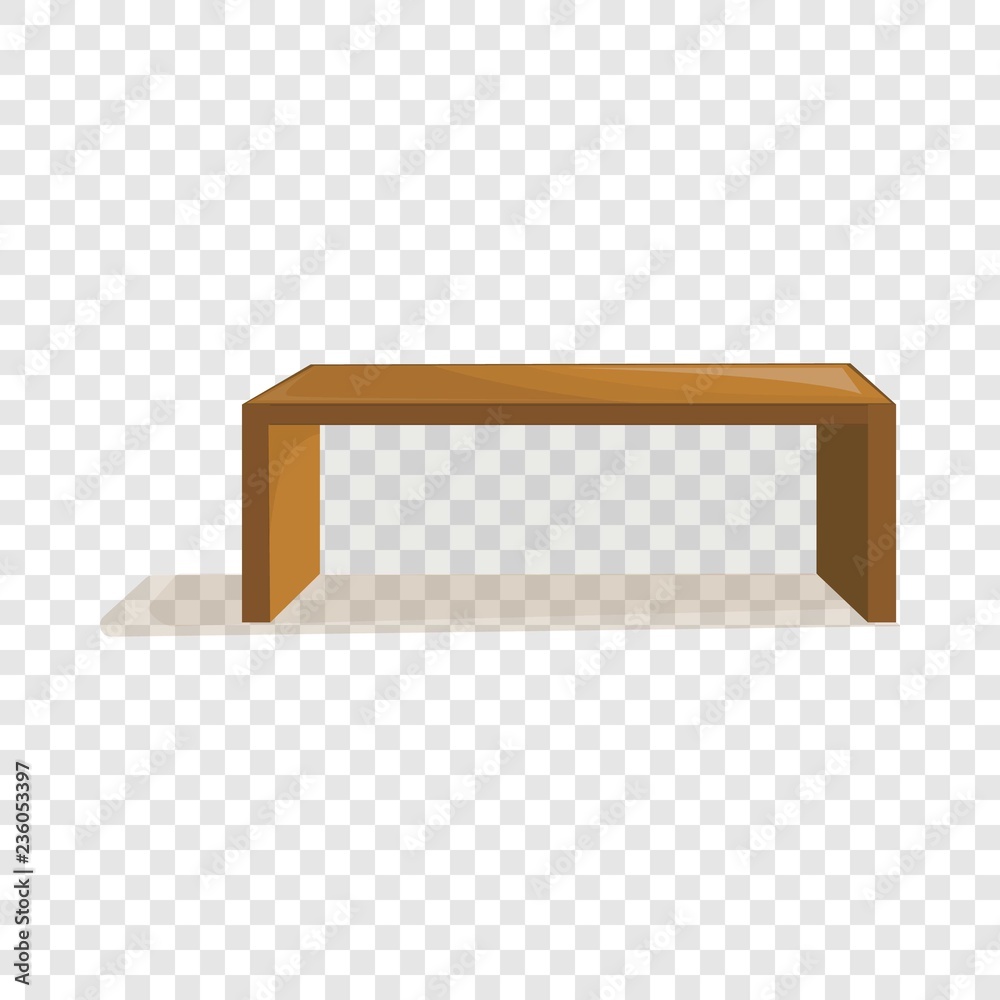 Poster computer table icon. cartoon of computer table vector icon for web design