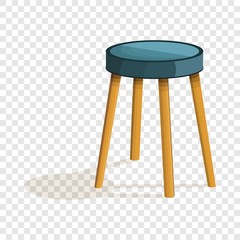 Kitchen chair icon. Cartoon of kitchen chair vector icon for web design  