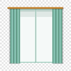 Living room window icon. Cartoon of living room window vector icon for web design  