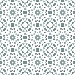Seamless abstract pattern background with a variety of colored circles.