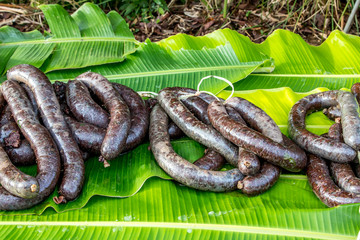 Boudin créole
Boudin noir à l'île de la Réunion