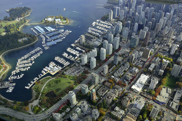 Obraz premium Coal Harbour, Vancouver, BC, Kanada