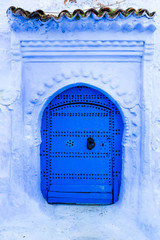 Blaue Tür in Chefchaouen in Marokko © Winfried Rusch