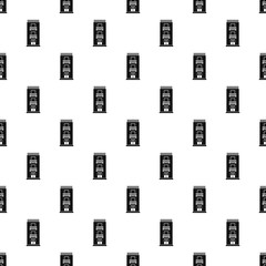 Two floor house pattern seamless vector repeat geometric for any web design