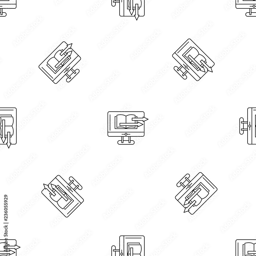 Poster web book transfer pattern seamless vector repeat geometric for any web design