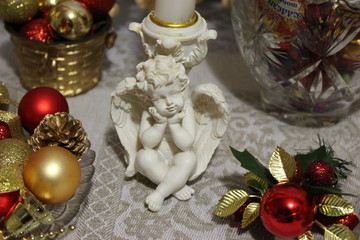 angel on a background christmas