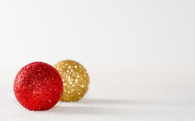 weihnachtlich Kugel Rot Gold