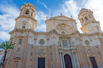 Fototapeta premium Cadiz Cathedral in Cadiz. Andalusia, Spain