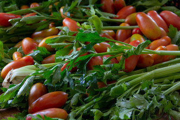 tomatoes and celery