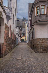 one of the many narrow picturesque streets of the old city of Basharach