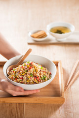 Japanese Fried rice meal