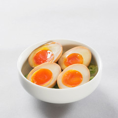 Japanese Lizzie boiled eggs