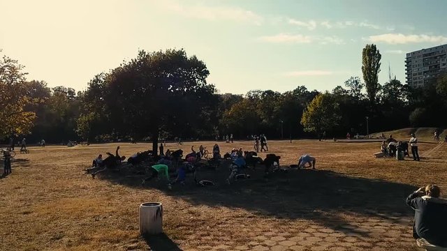 Crossfit in park