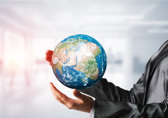 Global business, environment protection concepts.