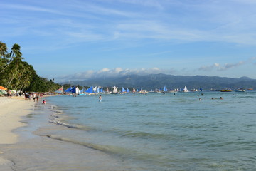 Obraz premium White Beach Philippines