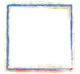 Colorful grunge frame