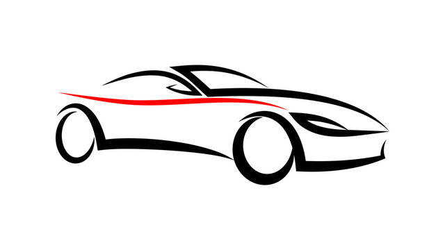 samoch&oacute;d logo wektor