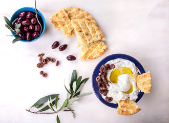 Traditional Greek Appetizer Dzadziki or Tzatziki