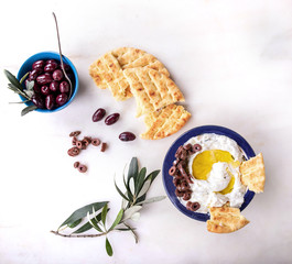 Traditional Greek Appetizer Dzadziki or Tzatziki