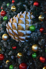 Pomme de pin de Noël