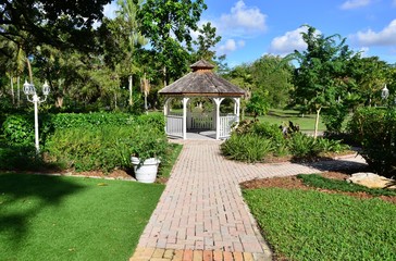 A sun house at a park in Florida, America