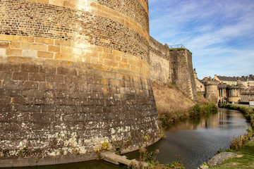 Fougères. Remparts du château. Ille et Vilaine. Bretagne	