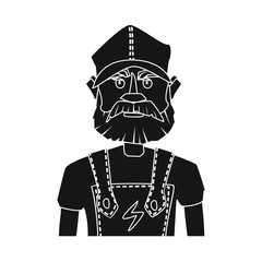 Isolated object of electricity and electric logo. Collection of electricity and energy stock vector illustration.