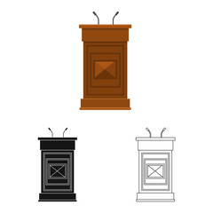 Vector illustration of law and lawyer icon. Collection of law and justice vector icon for stock.