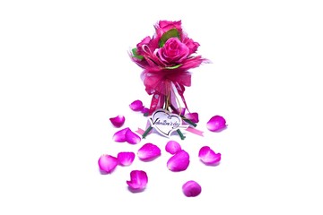 Rose petals  valentine day