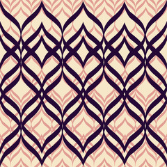 Linear Strokes Underlaid Seamless Pattern