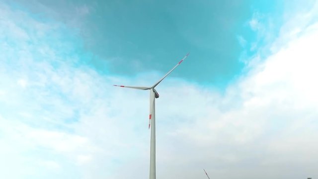 windmill from below