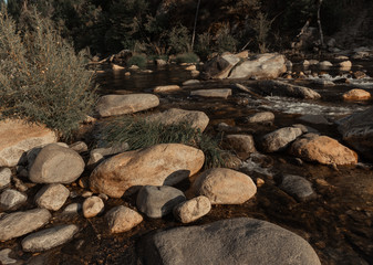 Fototapeta na wymiar Rocks and river