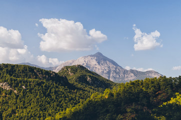 Tahtali near the Mediterranean Sea in Taurus Mountains, Turkey