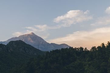 Tahtali near the Mediterranean Sea in Taurus Mountains, Turkey