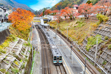 山の中の駅