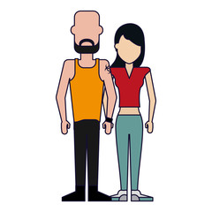 Young couple avatar