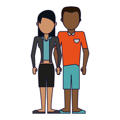Young couple avatar