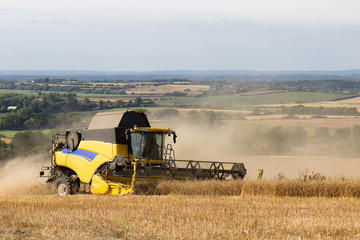 Combined Harvester, Wilmington, East Sussex, UK