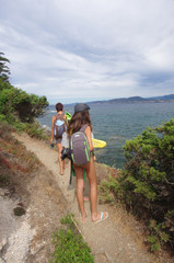 presqu'île de Giens - randonnée sur le sentier littoral