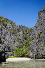 The secret beach in El Nido, Philippines