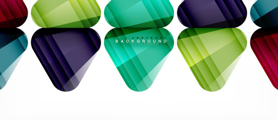 Geometric abstract background, triangles