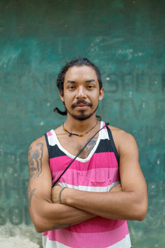 Portrait of man in Guatemala