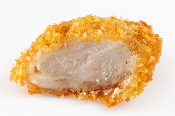 切断したとんかつ