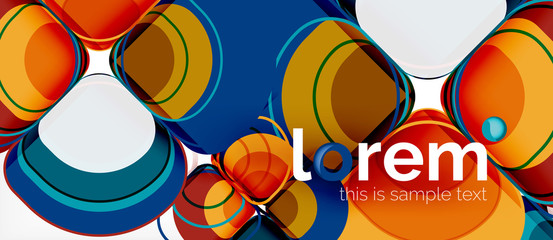 Obraz premium Geometric modern abstract background