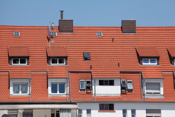 Moderne Wohnhäuser, Mehrfamilienhäuser, Wohngebäude
