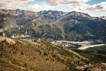 Fototapeta na wymiar View from Mt Healy in Denali National Park Alaska